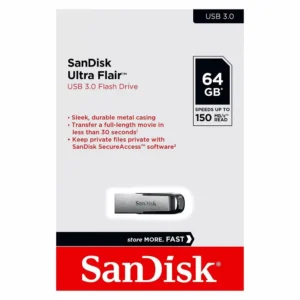 San Disk Ultra Flair 64GB USB 3.0 Metal