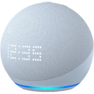 Amazone Echo Dot 5th Generation Clock and Alexa Smart speaker Blue