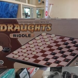 DRAUGHTS Riddle Magnetic board game